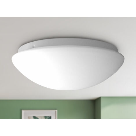LED Deckenleuchte / Deckenschale rund, Opalglas matt, Ø 35cm