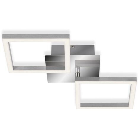 LED Deckenleuchte drehbar Metall-Kunststoff chrom-silber IP20 Briloner