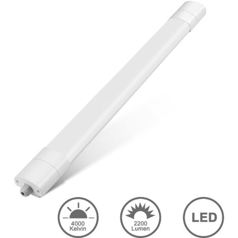 LED Deckenleuchte Feuchtraumleuchte 60cm Werkstattlampe IP65 20W