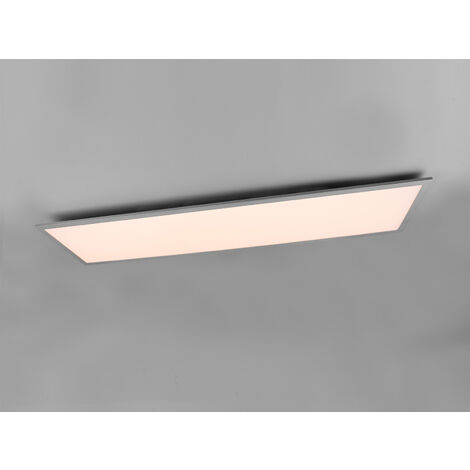 LED Deckenleuchte GAMMA Titan Panel mit Nachtlicht rechteckig, Breite 119cm