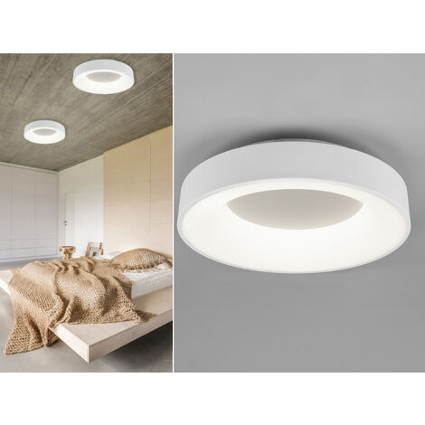 LED Deckenleuchte GIRONA Weiß mit Switch Dimmer, Ø 45cm