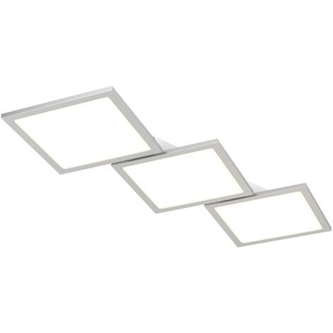 LED Deckenleuchte "Ilira" aus Aluminium dimmbar mit Fernbedienung für Küche von Lucande