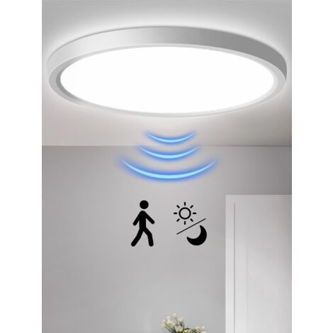 LED Deckenleuchte Lampe mit Bewegungsmelder Innen 18W Sensorlampe