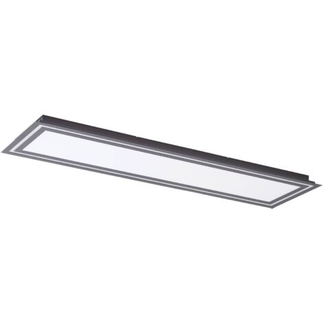 LED Deckenleuchte "Leicy" aus Metall dimmbar mit Fernbedienung für Wohnzimmer & Esszimmer von Lucande