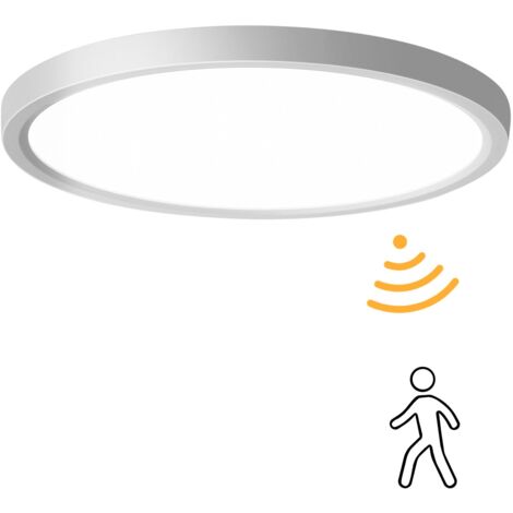 LED Deckenleuchte mit Bewegungsmelder 24W Flurlampe 4000K