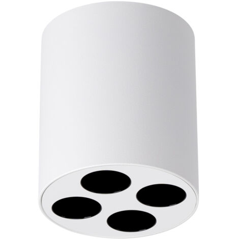 LED-Deckenleuchte mit Schirm, weiß, Aluminium, LUMILO 12.159.09