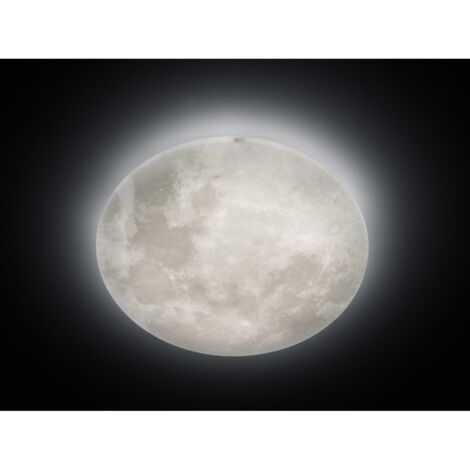 Led Deckenleuchte Mondphaseneffekt Nachtlicht Lunar Ø60 cm Trio Lighting