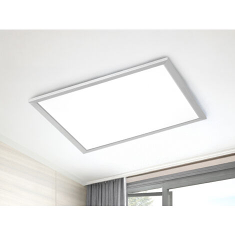 LED Deckenleuchte PHOENIX extrem flach dimmbar, Quadrat 45cm
