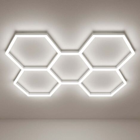 LED Deckenleuchte Premium Line Aero 247 x 171 cm kaltweiß dimmbar