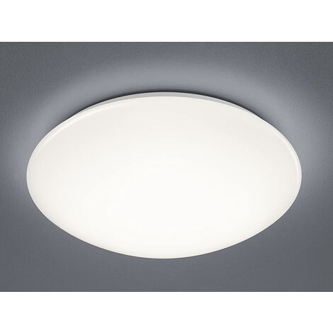 LED Deckenleuchte PUTZ Deckenschale rund Ø 37cm aus Kunststoff in Weiß IP44
