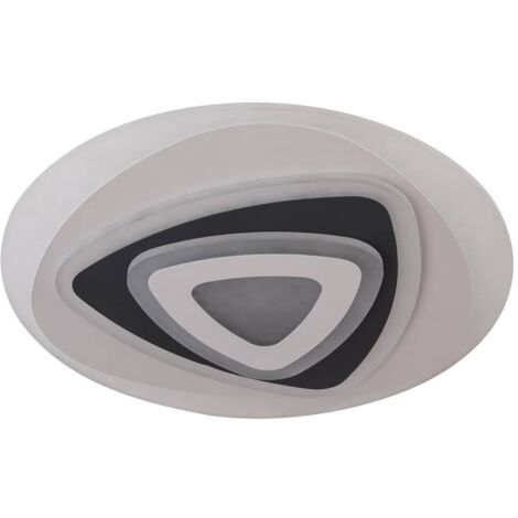 LED Deckenleuchte "Rebeka" aus Metall dimmbar mit Fernbedienung für Wohnzimmer & Esszimmer von Lindby