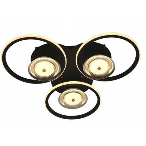 LED Deckenleuchte Reflektor LED Ring + Fernbedienung 3 Farben