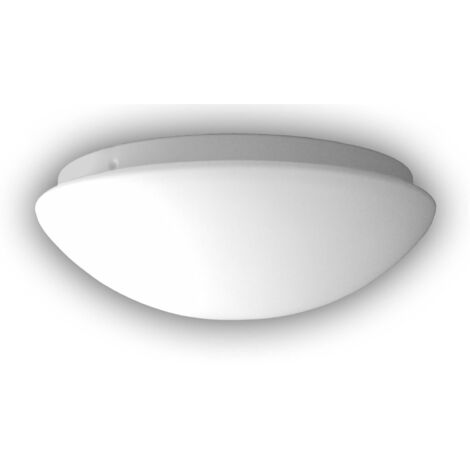 LED Deckenleuchte rund Opalglas matt, Nurglasleuchte, Ø 45cm