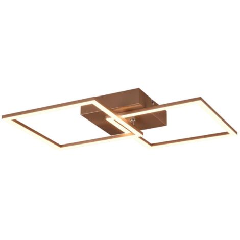 LED Deckenleuchte TRAIL Coffee schwenkbare Module, Breite 60cm