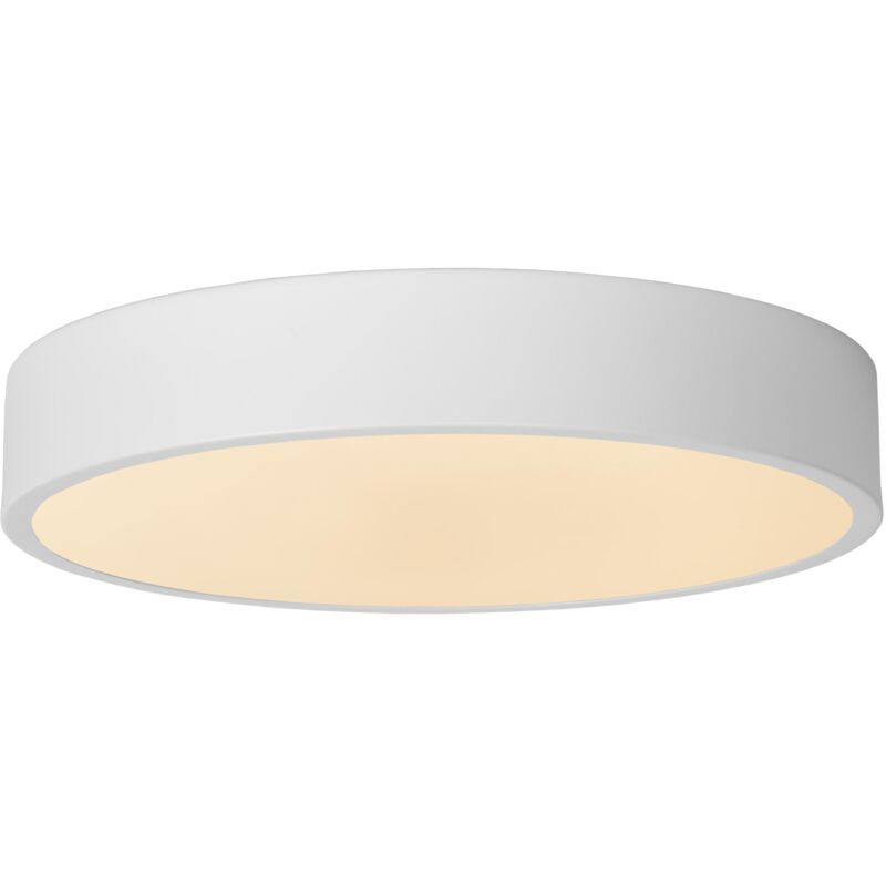 Lucide Unar - Deckenleuchte - Ø 30 Cm - Led 3 Stepdim - 1x18w 2700k - Weiß