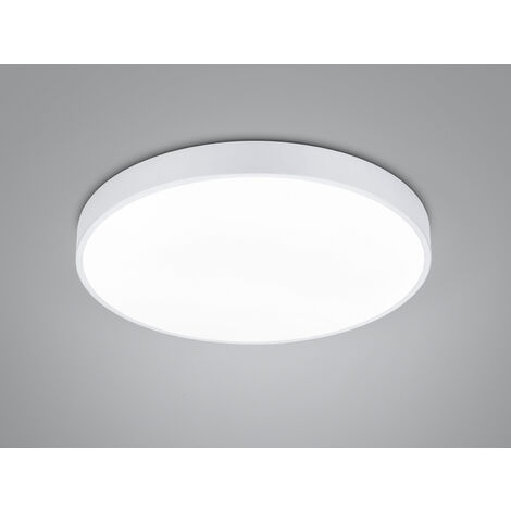 LED Deckenleuchte WACO in Weiß matt extern dimmbar flach, Ø 49cm