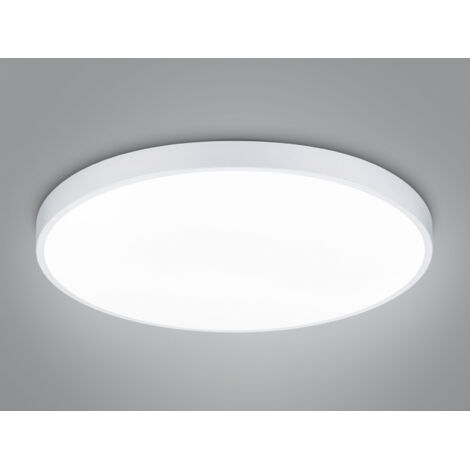 LED Deckenleuchte WACO in Weiß matt extern dimmbar flach, Ø 75cm