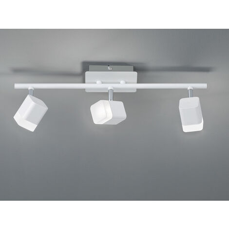 LED Deckenstrahler ROUBAIX 3-flammig Weiß matt, Breite 48cm