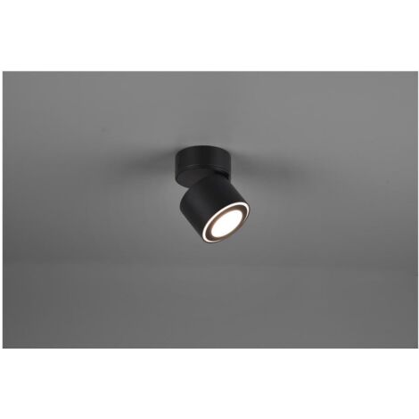 LED Deckenstrahler TAURUS 1-flammig Schwarz, Ø 8,7cm