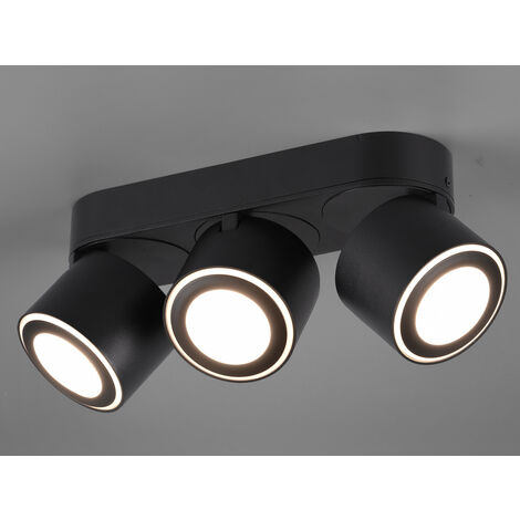 LED Deckenstrahler TAURUS 3-flammig Schwarz, Breite 27,3cm