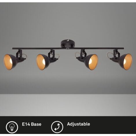 LED Deckenstrahler Wohnzimmer Deckenleuchte LED Spot Leuchte Retro Schwenkbar