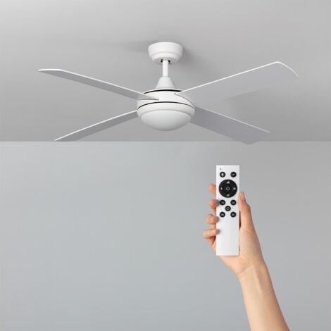 LED-Deckenventilator Baffin Weiss 132cm DC-Motor 165º - Weiß165º