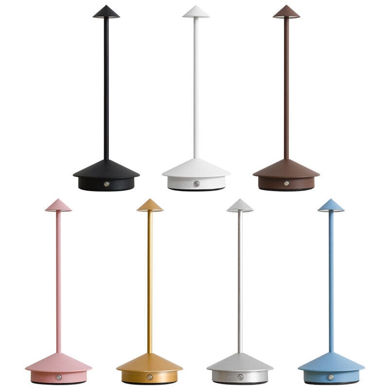 SNQ - led décoration de la maison moderne simple en alliage d'aluminium créatif champignon veilleuse restaurant lampe de table chevet atmosphère