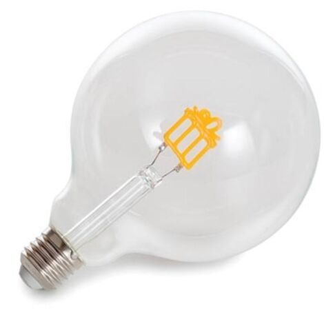 LED Deko Globe Leuchtmittel Geschenk Gold mit E27 Fassung