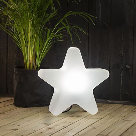LED-Deko-Stern "Gardenlight", weiß, 50x48cm,outd.