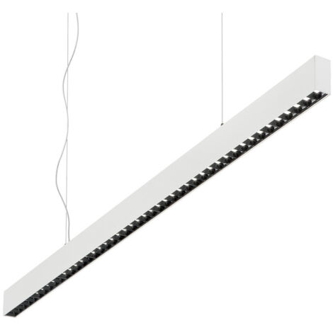 LED Dekorative lineare gerade Stangen-Pendelleuchte Weiß, 4000K