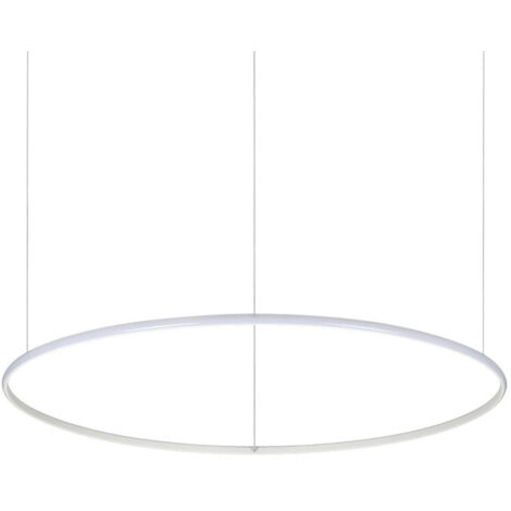 LED dekorative runde integrierte Pendelleuchte weiß, 3000K
