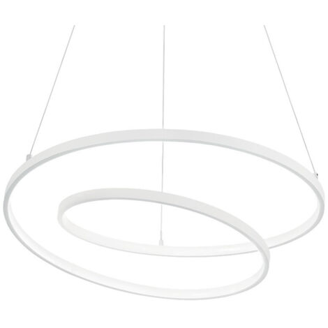 LED Dekorative Swirl Integrierte Pendelleuchte Weiß, 3000K