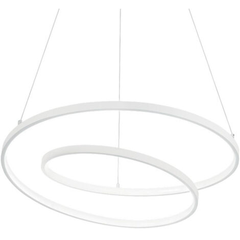 LED Dekorative Swirl Integrierte Pendelleuchte Weiß, 3000K