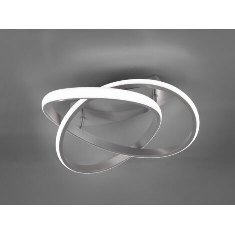LED Design Decken Lampe Wohn Schlaf Zimmer Ring Design Leuchte Switch DIMMER Reality R62051107