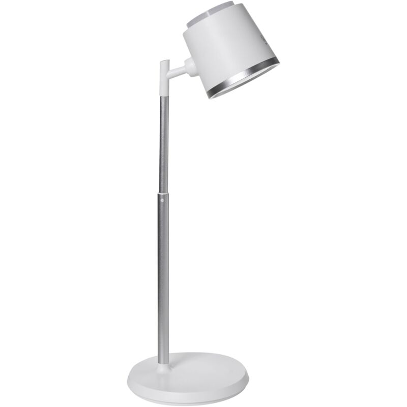 Office Desk and Wall Lamp 2-in-1 White Table Lighting Reading Computer Lamp Detachable Arm Stepless Dimmer CCT Function LIBRA