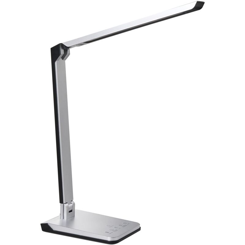 Image of LED Desk Lamp Silver Synthetic Material&hellip;