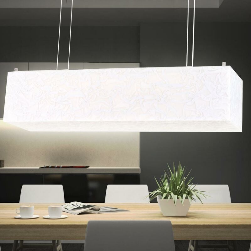 Image of Lampada a sospensione a soffitto con illuminazione in marmo effetto marmo led 30 watt di alta qualità Globo 48895H