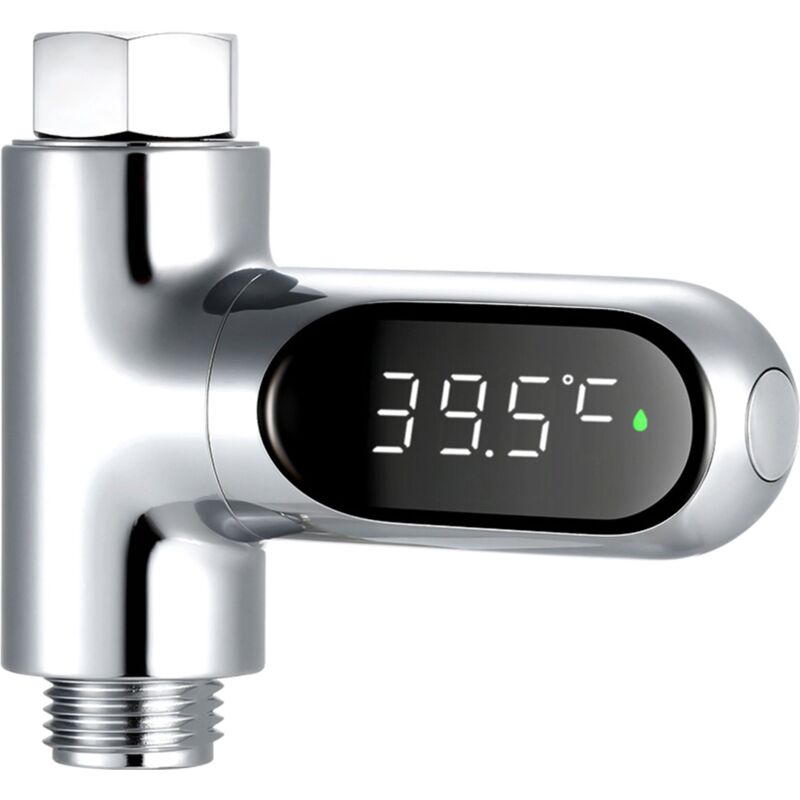 Thermomètre à eau avec affichage numérique de la température de la douche à led Celsius