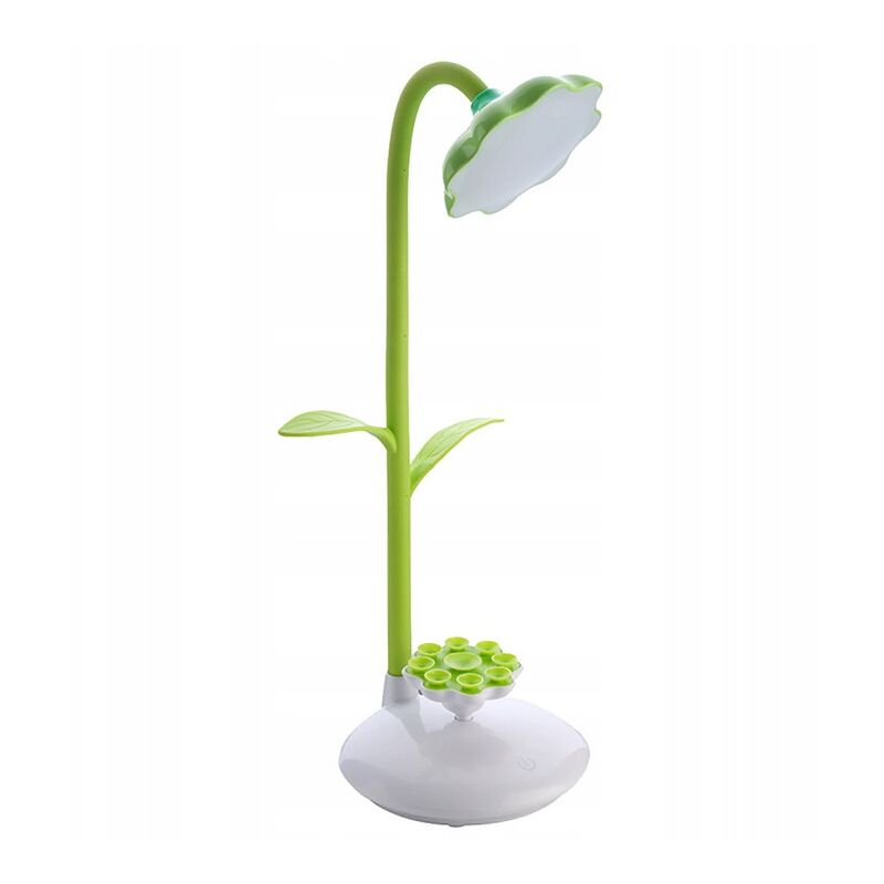 LED Dimmable Green LED Table Lamp, Bedside Lamp with Touch Sensor, Flexible Play Lamp That Can Be Charged Via USB and 360 Degree Rotary Cell Phone