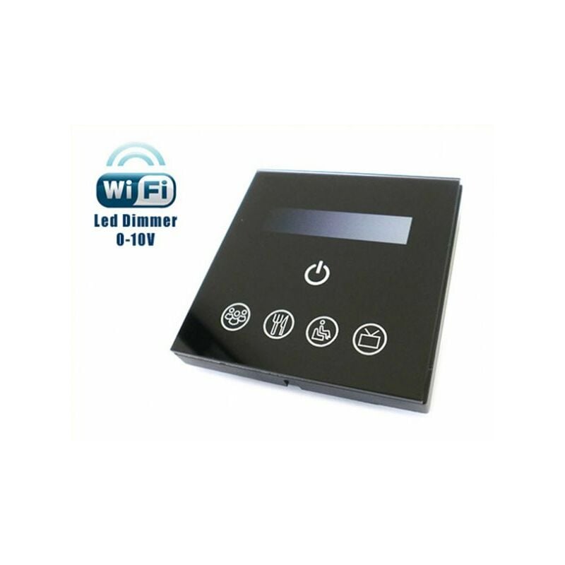 Image of Led Dimmer Segnale 0-10V 220V 200W Touch Panel WiFi Interfacciabile Con Iphone Smartphone Android TM113