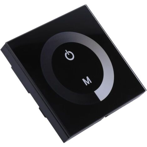 LED-Dimmschalter, vollflächiger Touchscreen-Controller (schwarz)