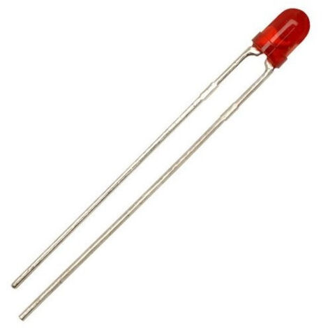 Led Diode 5mm Rot 750-1560 Mcd Linse Rot Oshr54a4b-kl