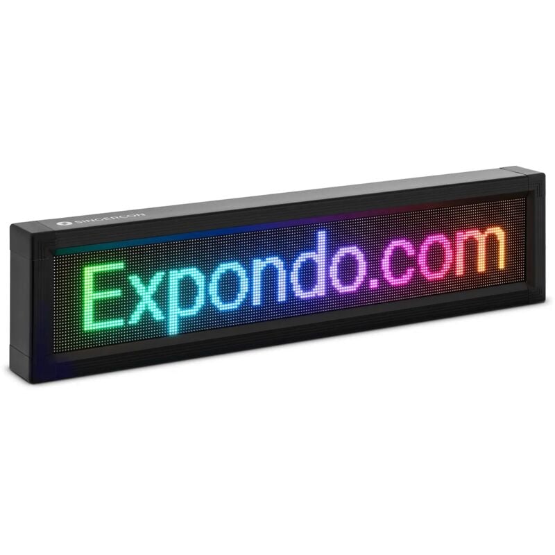 Singercon - led Display Board Programmable led Sign Scrolling led Sign 6144 Coloured LEDs