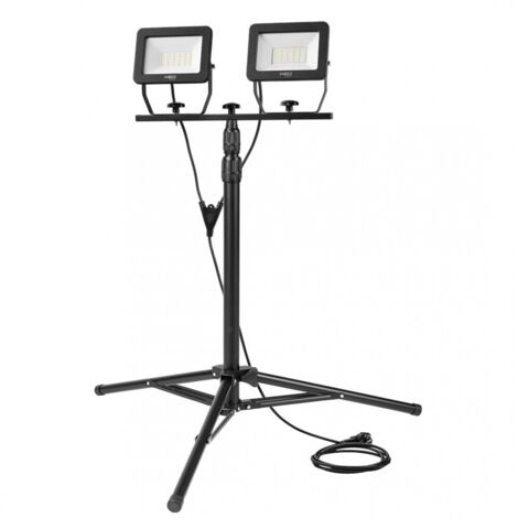 LED Doppel Baustrahler 2 x 50 W mit Stativ 1,8 m