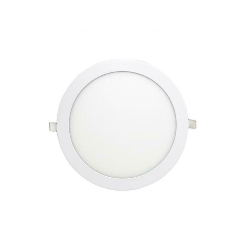 Led downlight 20w round slim edge white diameter 24cm kit 2 pieces 4200k