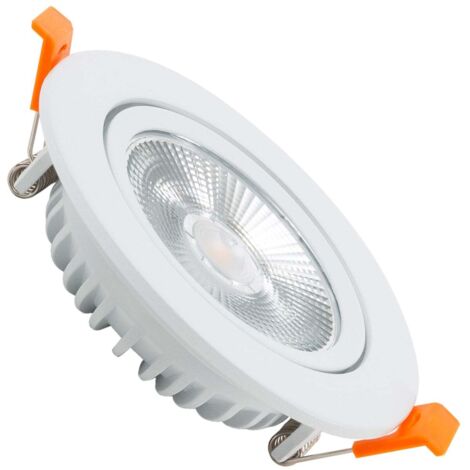 LED Downlight Einbaustrahler 10W Rund COB CRI90 Slim Ausschnitt Ø 90 mm No Flicker 4000K Neutralweiß