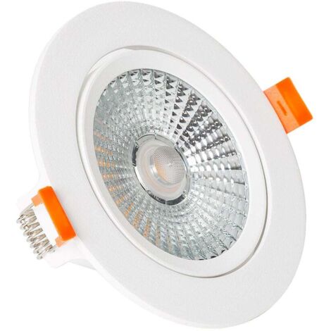 LED Downlight Einbaustrahler 15W COB Superslim Schwenkbar Rund Schnitt Ø100 mm CRI90 Expert Color No Flicker No Flicker 4000K Neutralweiß
