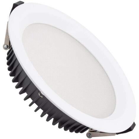 LED Downlight Einbaustrahler 24W Rund  Aero 130lm/W Mikroprismatisch  Ausschnitt Ø 200 mm 4000K 1-10V Neutralweiß