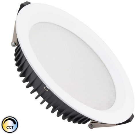 LED Downlight Einbaustrahler 30W Rund SAMSUNG AERO CCT 130 lm/W Mikroprismatisch LIFUD Ausschnitt Ø200 mm Wählbar (Warm-Neutral-Kalt)