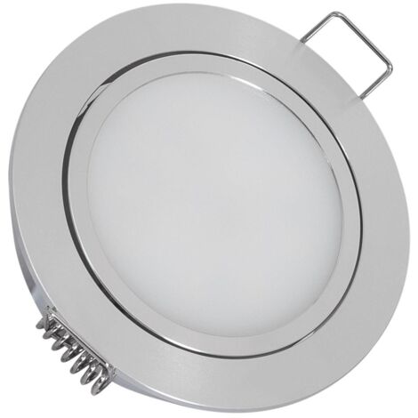LED Downlight Einbaustrahler 3W 12V DC Möbel Ausschnitt Ø 67 mm Adressierbar 4000K Neutralweiß